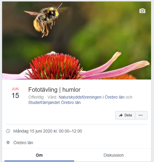 Facebookevent för fototävlingen